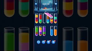 Water sort level 163 Solution gaming watersort watersortpuzzle gameshorts shorts bigfishgames [upl. by Audrey]