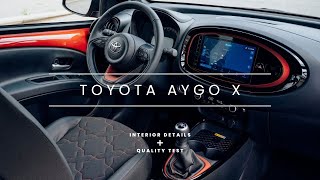 Toyota Aygo X CVT 2022  Interior Details and Quality Test [upl. by Matthaus75]