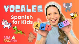 Aprende las Vocales en Español para niños  Desarrollo del Lenguaje para niños [upl. by Sydalg]