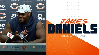 James Daniels Its good to be back  Chicago Bears [upl. by Darius454]