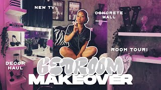 AESTHETIC ROOM MAKEOVER  pinterest inspired room tour decor haul [upl. by Ranice]