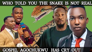 WHO TOLD YOU THE SNAKE IS NOT REAL  GOSPEL AGOCHUKWU HAS CRY OUT [upl. by Einnob]