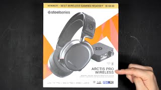 SteelSeries Arctis Pro Wireless  Unboxing amp Test [upl. by Elinore]