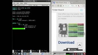 ASUS Tinker Board GPIO Test [upl. by Aiker]