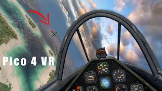 Warplanes Battles over Pacific Multiplayer VR  Pico 4 Standalone Gameplay [upl. by Anayhd]