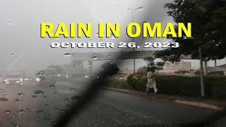 Rain in Oman Today  October 26 2023 [upl. by Merril]