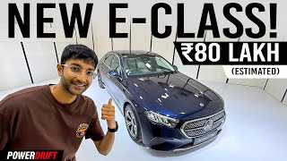 New Mercedes EClass Is This Indias Most Luxurious Sedan  PowerDrift [upl. by Airolg]