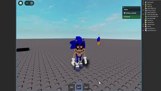 Roblox  Sonicexe Character Testing [upl. by Tupler331]