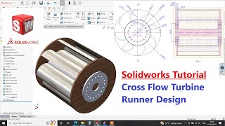 ✅Solidworks Tutorial  How to design Cross flow Turbine in Solidworks [upl. by Puna337]