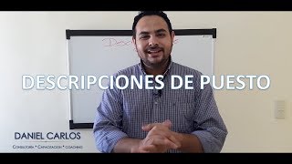 Como hacer una Descripción de Puestos Ejemplos [upl. by Alleahcim]