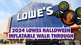 2024 Lowes Halloween Inflatable Walkthrough [upl. by Dragelin]