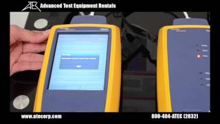 How to Use the Fluke Versiv Series Part 1 DSX50008000 Cable Certifier [upl. by Annovahs]