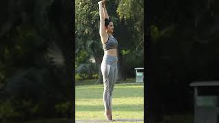 Tadasana Mountain Pose  Yoga Tutorial for Alignment and Grounding tadasana yoga trending [upl. by Wrigley]