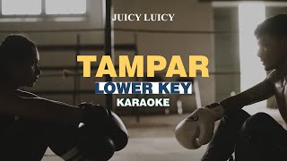 KARAOKE Juicy Luicy  Tampar LOWER KEY [upl. by Adivad574]