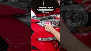 PPF Installation on 2020 Mustang GT Headlights [upl. by Grimaldi978]