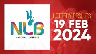 NLB Live Lottery Draw 20240219  0930 PM [upl. by Rod]