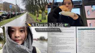 【留学Vlog🇸🇪】授業が詰まっている1日  留学vlog [upl. by Pacifica344]