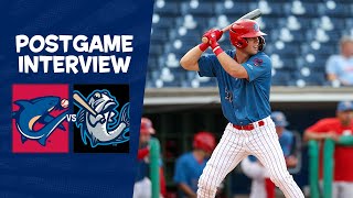 Joel Dragoo PostGame Interview  August 18 2024  Clearwater Threshers [upl. by Gustie]