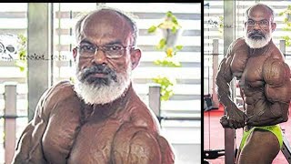 60 Year Old Bodybuilder Mr India winner Suresh Bodybuilding motivation [upl. by Iel]