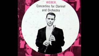 Weber  Anthony Gigliotti 1952 Concertino for Clarinet and Orchestra Op 26 [upl. by Marcelle180]