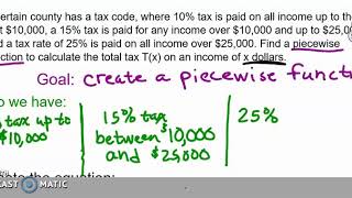 Word Problems Ex 2 Piecewise Functions [upl. by Karel]