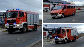 Sirenenalarm amp Ausrücken Vollalarm für die Feuerwehr Mieste [upl. by Gievlos176]