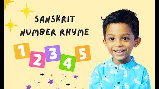 Sanskrit Number Song 1 to 10  Ekam Ekam Agacha  Sanskrit Rhymes for Kids [upl. by Chere]