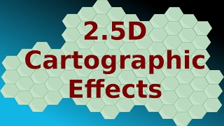 QGIS 25D Cartographic effects [upl. by Lehcem]