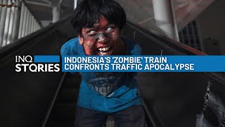 Indonesias zombie train confronts traffic apocalypse [upl. by Eboh]