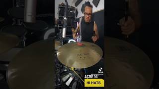 MIS HI HATS by ARBOREA CYMBALS ACME SERIES 14 jeangonzalezdrummer drums arboreacymbals [upl. by Solokin]