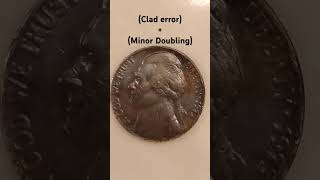 1975 clad error  minor doubling coin currency viralshorts viralshort like subscribe [upl. by Zorina]