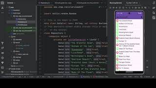 RecyclerViewDiff code walk through which uses ListAdapter [upl. by Ynattirb]