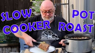 Easy Slow Cooker Beef Brisket Pot Roast Recipe [upl. by Aneladdam]