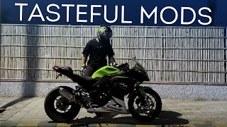 Tasteful Mods on my Kawasaki Ninja 300 2024 [upl. by Malory]