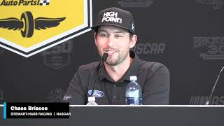 StewartHaas Racings Chase Briscoe happy to be back at the Brickyard 400 [upl. by Fania]