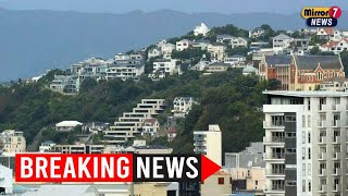 Magnitude 57 Earthquake Shakes Wellington New Zealand [upl. by Oitaroh]