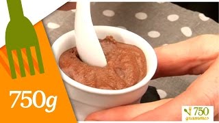 Recette Mousse au chocolat sans beurre et sans sucre  750g [upl. by Leviram]