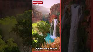 Havasu Falls adventure awesome explore travel travelvlog view views [upl. by Aelegna]