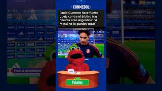 PAOLO GUERRERO CRITICA A MESSI Y EL ARBITRAJE Argentina vs Perú 10 Eliminatorias Conmebol 2026 [upl. by Lrigybab]