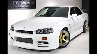 オートスポーツラビットGTスポーツ専門店 スカイライン SKYLINE R34 ER34 ２５GTT RB25DET [upl. by Macomber]