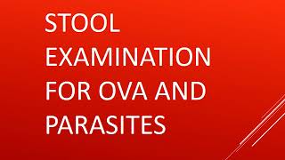 STOOL ANALYSIS [upl. by Netneuq]