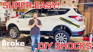 How to Replace Rear Shocks on a Ford Escape 20132019 [upl. by Herates]