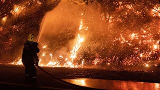 Chile wildfires consume the region amid heat alerts [upl. by Enelkcaj797]