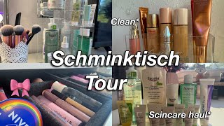 Schminktisch Tour 🎀 Scincare Haul  Lea Sophie [upl. by Eenar]