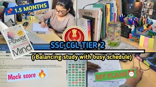 SSC CGL TIER 2 ✅ STUDY 📚 PLANS STUDY VLOG ssccgl ssccglanswerkey [upl. by Nanyt]