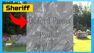 Buford Pusser Adamsville Tennessee Crash Spot Grave and more [upl. by Llekram]