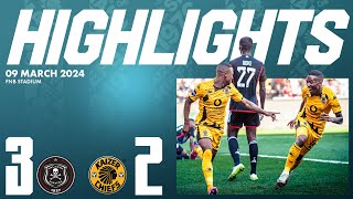 Highlights  Orlando Pirates vs Kaizer Chiefs  202324 DStv Premiership [upl. by Otrevire630]