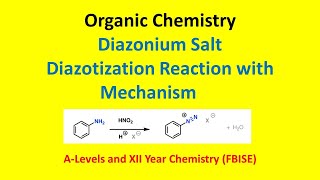 Diazotization Reaction Mechanism  Diazonium Salt  Reaction of Amines with HNO2  A2 chemistry [upl. by Anelys976]