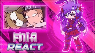 FNIA React to 5AM at Freddys The Sequel  Gacha Club [upl. by Fari819]