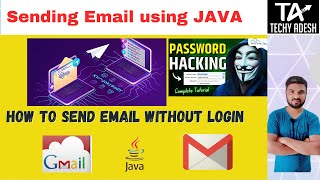 Java E Mail Tutorial  Sending Email using java Email sending without login  Gmail Server SMTP [upl. by Adyam]